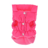 Maxbell Dog Cold Weather Coat Warm Cotton Doggie Vest for Small Medium Dog Pink L