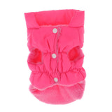 Maxbell Dog Cold Weather Coat Warm Cotton Doggie Vest for Small Medium Dog Pink L