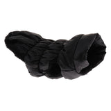 Maxbell Dog Cold Weather Coat Warm Cotton Doggie Vest for Small Medium Dog Black L