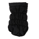Maxbell Dog Cold Weather Coat Warm Cotton Doggie Vest for Small Medium Dog Black L