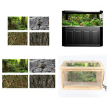 Maxbell Aquarium Background Poster - Fish Tank Vivid Backdrop Decorations Frost S