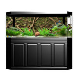 Maxbell Aquarium Fantasy Background Poster - Fish Tank Vivid Backdrop Decorations Root S