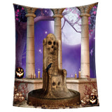 Maxbell Pet 3D Digital Dog Cat Blanket, Snuggle Cozy Flannel Puppy Cushion Sleep Mat Halloween Night 2