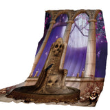 Maxbell Pet 3D Digital Dog Cat Blanket, Snuggle Cozy Flannel Puppy Cushion Sleep Mat Halloween Night 2