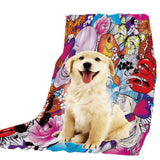Maxbell Pet Dog Cat Mat 3D Digital Printing Blanket Cushion Pad Colorful skull