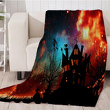 Maxbell Pet Dog Cat Mat 3D Digital Printing Blanket Cushion Pad Halloween Sky