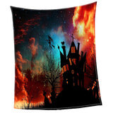 Maxbell Pet Dog Cat Mat 3D Digital Printing Blanket Cushion Pad Halloween Sky