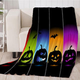 Maxbell Pet Dog Cat Mat 3D Digital Printing Blanket Cushion Pad Colorful Pumpkins