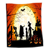 Maxbell Pet Dog Cat Mat 3D Digital Printing Blanket Cushion Pad Halloween Moonlight