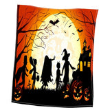 Maxbell Pet Dog Cat Mat 3D Digital Printing Blanket Cushion Pad Halloween Moonlight
