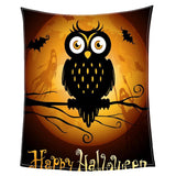 Maxbell Pet Dog Cat Mat 3D Digital Printing Blanket Cushion Pad Halloween Owl