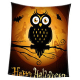 Maxbell Pet Dog Cat Mat 3D Digital Printing Blanket Cushion Pad Halloween Owl