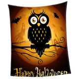Maxbell Pet Dog Cat Mat 3D Digital Printing Blanket Cushion Pad Halloween Owl