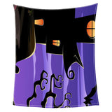 Maxbell Pet Dog Cat Mat 3D Digital Printing Blanket Cushion Pad Purple Halloween