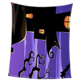 Maxbell Pet Dog Cat Mat 3D Digital Printing Blanket Cushion Pad Purple Halloween