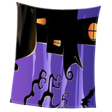 Maxbell Pet Dog Cat Mat 3D Digital Printing Blanket Cushion Pad Purple Halloween