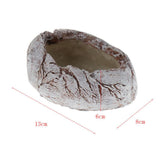 Maxbell Pet Feeder Bowl Basin Resin Non-toxic Food Water Pot for Reptile Turtle 01