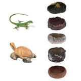 Maxbell Pet Feeder Bowl Basin Resin Non-toxic Food Water Pot for Reptile Turtle 01