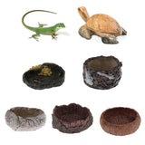 Maxbell Pet Feeder Bowl Basin Resin Non-toxic Food Water Pot for Reptile Turtle 01