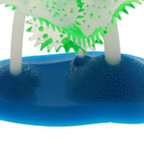 Maxbell Fish Tank Simulation Gear Coral Plant Aquarium Landscaping Ornaments Green