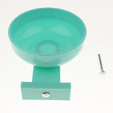 Maxbell Pet Dog Cat Bowl Hang Stationary Cage Bowl Plastic Detachable Dog Bowl Blue