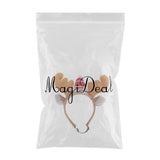 Maxbell Pet Dog Cat Headdress Antlers Headwear Halloween Party Cosplay Accessories