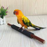 Maxbell Bird Parrot Perched Stick Frosted Station Pole Grinding Claw Stick 37x3 cm