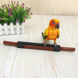 Maxbell Bird Parrot Perched Stick Frosted Station Pole Grinding Claw Stick 37x3 cm
