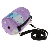 Maxbell Breathable Pet Carrier Bag Hamster Outgoing Travel Handbag  Purple Pony