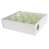 Maxbell Wood Maze Tunnel for Pet Hamster Gerbil Mouse Small Animals Cage Tubes Toy Green