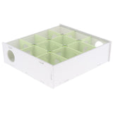 Maxbell Wood Maze Tunnel for Pet Hamster Gerbil Mouse Small Animals Cage Tubes Toy Green