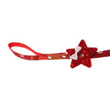 Maxbell Christmas Dog Traction Pet Triangle Chest Strap Set Outdoor Walking Red