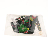 Maxbell Christmas Pet Dog Detachable Triangle Collar Saliva Towel Green Tree L