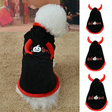 Max Halloween Dog Clothes Coats Hoodie Jacket Puppy Pet Cosplay Costume S