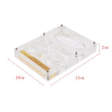 Maxbell Clear Ant Housing Acrylic Nest Ant Feed Farm Formicarium Box 13 x 10 x 2cm