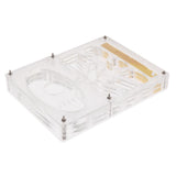 Maxbell Clear Ant Housing Acrylic Nest Ant Feed Farm Formicarium Box 13 x 10 x 2cm