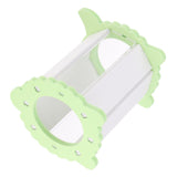 Maxbell DIY Small Pet House Hamster Wheel Toys Pets Roller Tunnel Hideout Green