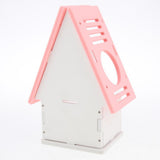 Maxbell Beautiful House Loft Cage Exercise Toy for Hamster Mice Gerbil Mouse  Pink