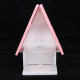 Maxbell Beautiful House Loft Cage Exercise Toy for Hamster Mice Gerbil Mouse  Pink