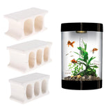 Maxbell Aquarium Fish Tank Home Shrimp Spawn Nest Breeding Cave Small three holes