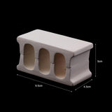 Maxbell Aquarium Fish Tank Home Shrimp Spawn Nest Breeding Cave Small three holes