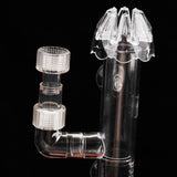 Maxbell Transparent Fish Tank Pipe Surface Skimmer Inflow Outflow Tube, Tank Mount