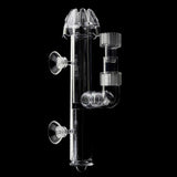 Maxbell Transparent Fish Tank Pipe Surface Skimmer Inflow Outflow Tube, Tank Mount