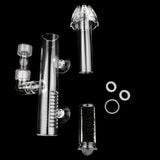 Maxbell Transparent Fish Tank Pipe Surface Skimmer Inflow Outflow Tube, Tank Mount