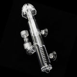 Maxbell Transparent Fish Tank Pipe Surface Skimmer Inflow Outflow Tube, Tank Mount