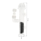 Maxbell Transparent Fish Tank Pipe Surface Skimmer Inflow Outflow Tube, Tank Mount
