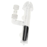Maxbell Transparent Fish Tank Pipe Surface Skimmer Inflow Outflow Tube, Tank Mount