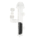 Maxbell Transparent Fish Tank Pipe Surface Skimmer Inflow Outflow Tube, Tank Mount