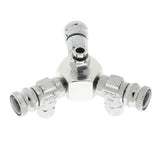 Maxbell Aquarium Tank CO2 Splitter Needle Valve Solenoid Regulator Distributor 3 Way
