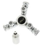 Maxbell Aquarium Tank CO2 Splitter Needle Valve Solenoid Regulator Distributor 3 Way